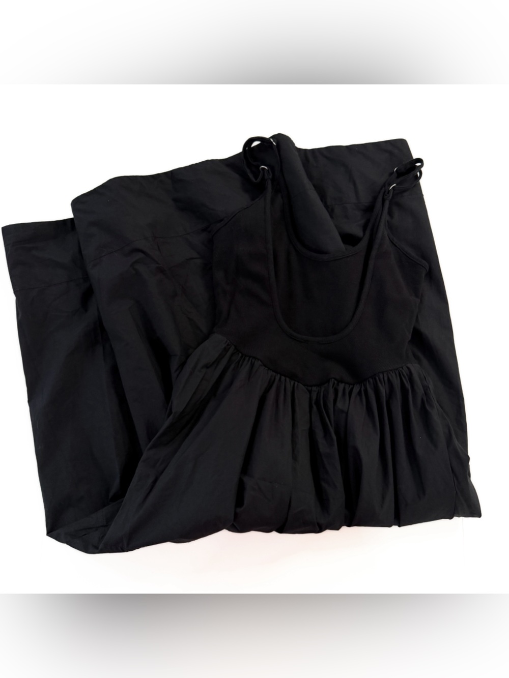 Free People Dress Womens Small Dylan Black Midi - Picture 11 of 11